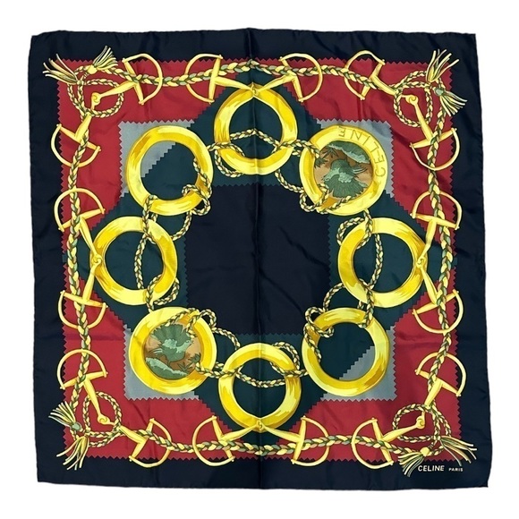 Celine Accessories - Vintage Céline Silk Scarf